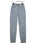 FIORUCCI Light Blue Scattered Logo High Rise Tara Jeans W24