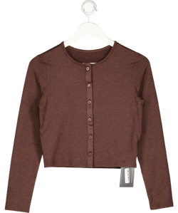 VUORI Brown Super Soft Halo Cardigan UK XS