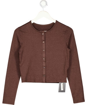 VUORI Brown Super Soft Halo Cardigan UK XS