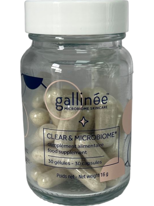 Gallinée Clear & Microbiome Food Supplement 30 Capsules