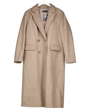 ASOS Brown Oversized Dad Coat UK S