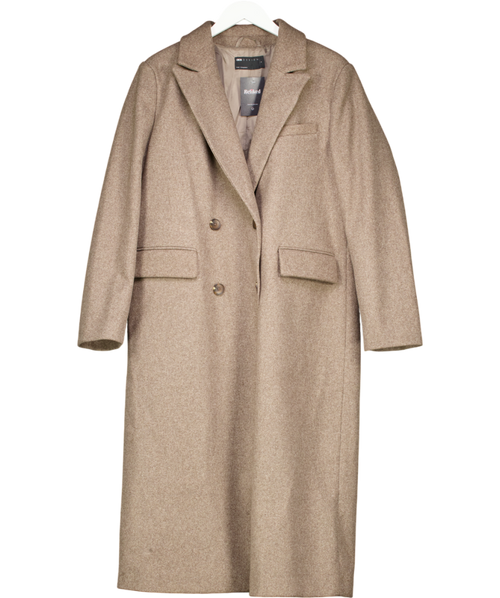 ASOS Brown Oversized Dad Coat UK S