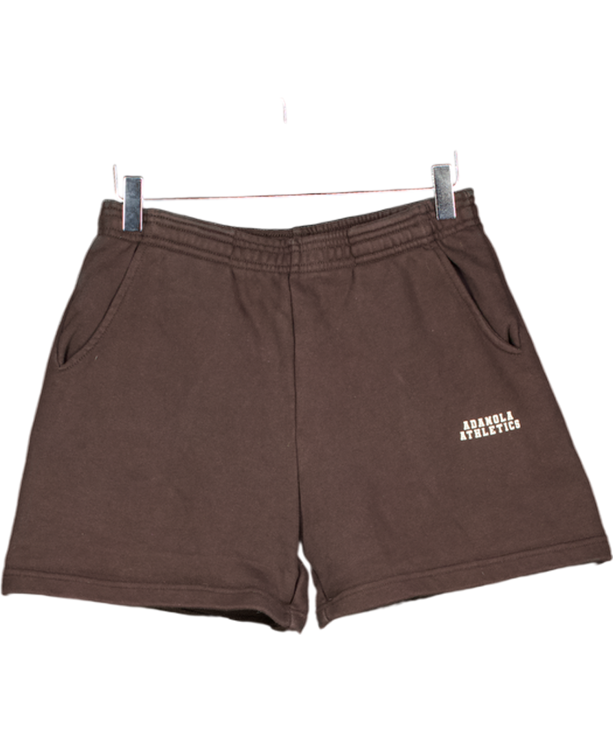 Adanola Brown Varsity Sweat Shorts UK XS