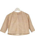 DÔEN Orange Organic Cotton Printed Shirt 8 Years