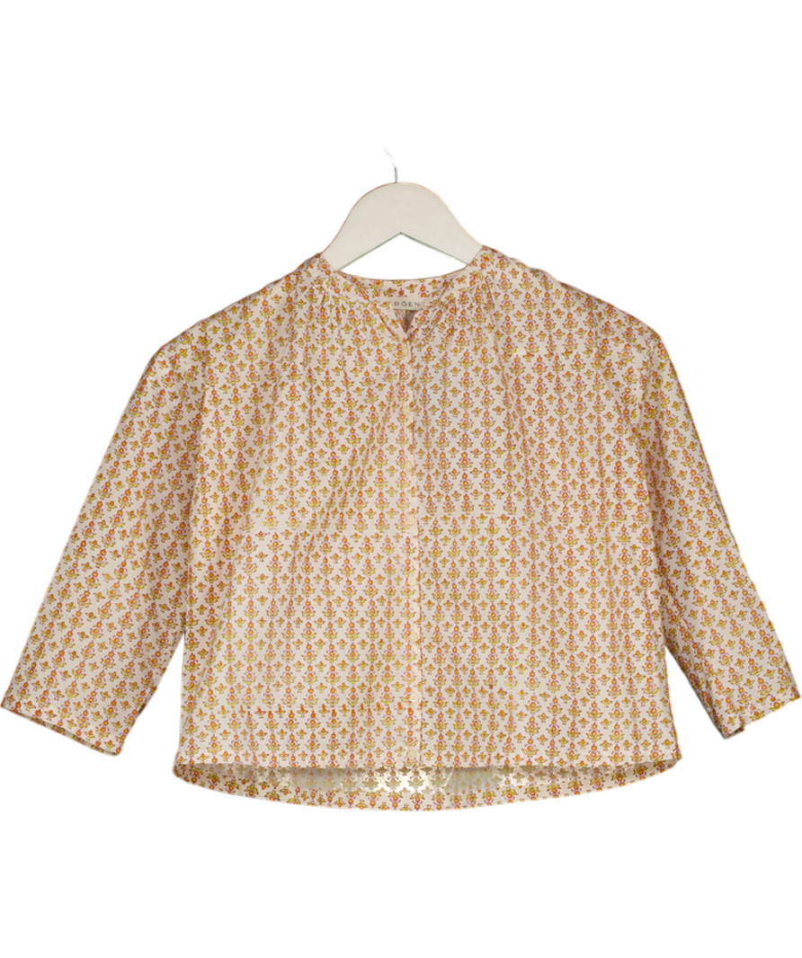 DÔEN Orange Organic Cotton Printed Shirt 8 Years