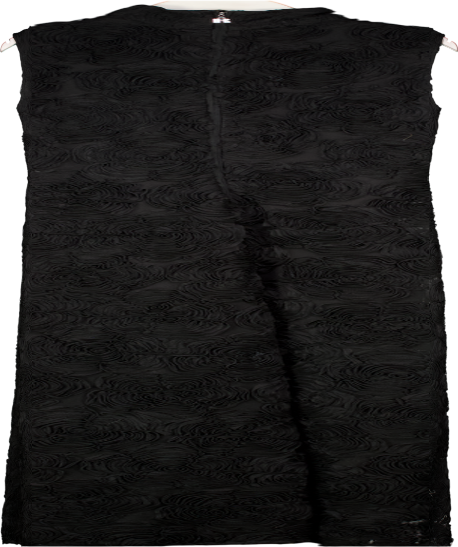 Rotate Birger Christensen Black Flower Mesh Maxi Dress Dk38 UK 10