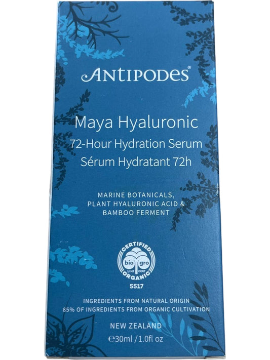 Antipodes Maya Hyaluronic 72-Hour Hydration Serum Marine Botanicals 30ml