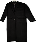 ANINE BING Black Quinn Wool & Cashmere Relaxed Fit Coat UK S