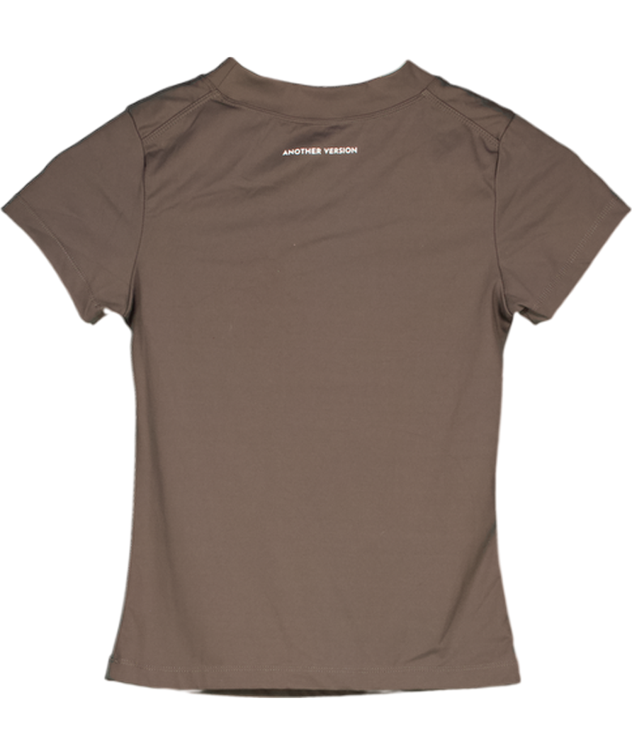 Another Version Grey Second Skin Tee UK S