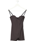 Mars the Label Black The Sculpt Playsuit UK 8