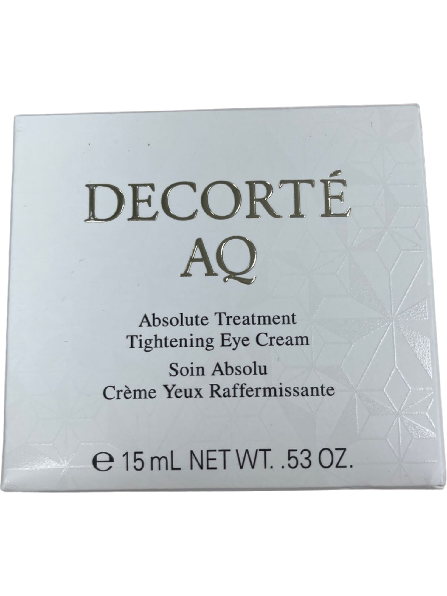 DECORTE AQ White Tightening Eye Cream 15 mL