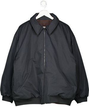 T/ALA Blue Reversible Bomber Oversized Woven Jacket UK L/XL