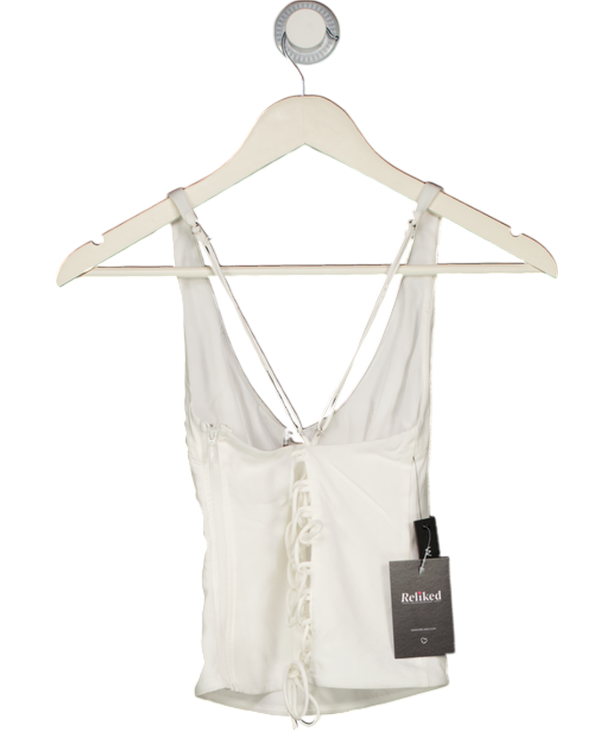 WHITE FOX Sunbliss Halter Top White UK XS