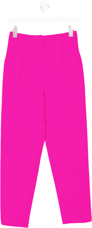 Topshop Pink Straight Leg Trousers UK 6