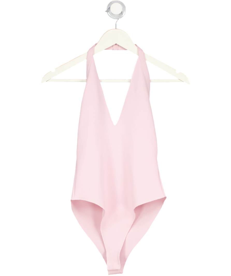 ZARA Pink Stretch Bodysuit UK M