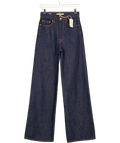 LEVI'S Dark Indigo Blue Ribcage High Waist Wide Leg Jeans L24 W27