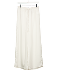 LOUNGE Cream Ivory White Satin White Leg Trousers UK S