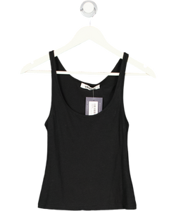 VENROY Black Lightweight Cotton Tank UK S