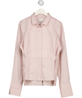 H&M Pink Studio Collection Poplin Tuxedo Shirt UK 16