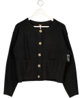FREE PEOPLE Black Supersoft Luna Cardigan UK S