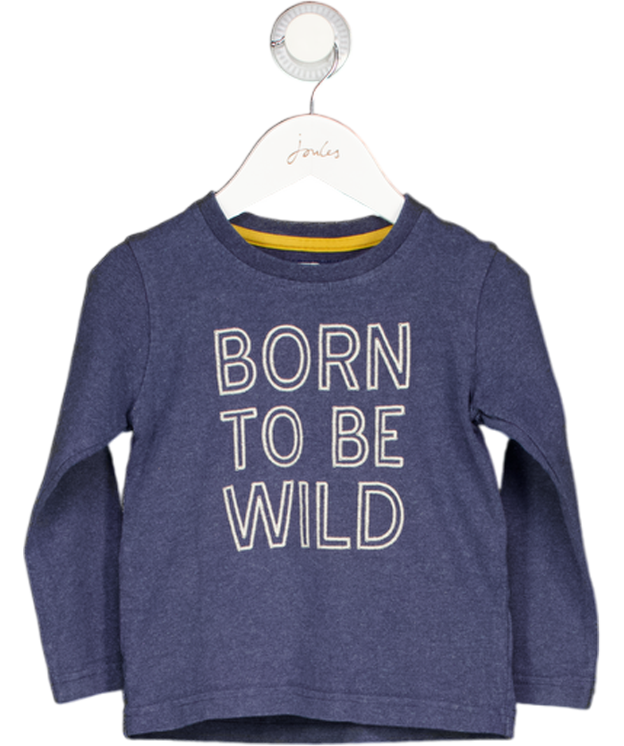 THOMAS BROWNE Blue Born To Be Wild Long Sleeve Top 2 Years
