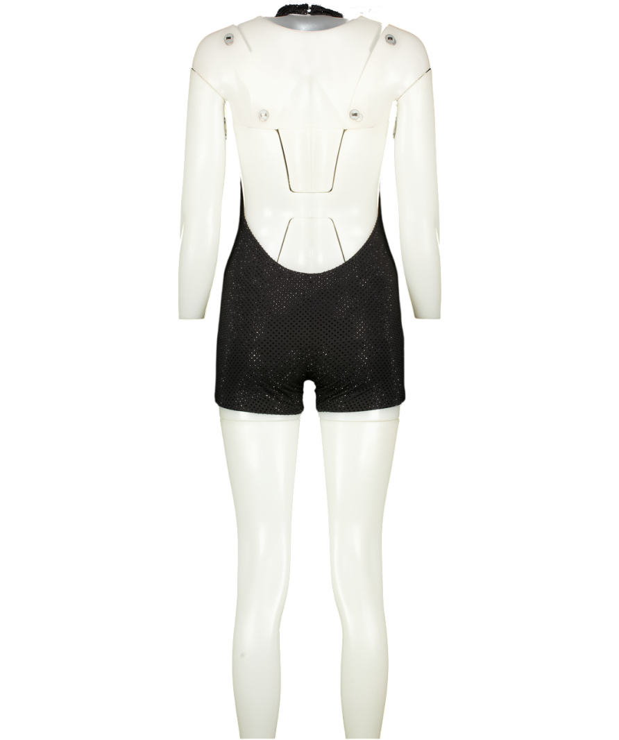 Mars the Label The Kali Playsuit In Black UK 10