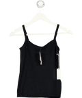 Abercrombie & Fitch Black Super Soft Merino Wool-blend Sweater Tank UK S