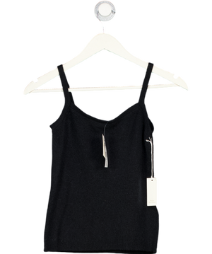 Abercrombie & Fitch Black Super Soft Merino Wool-blend Sweater Tank UK S