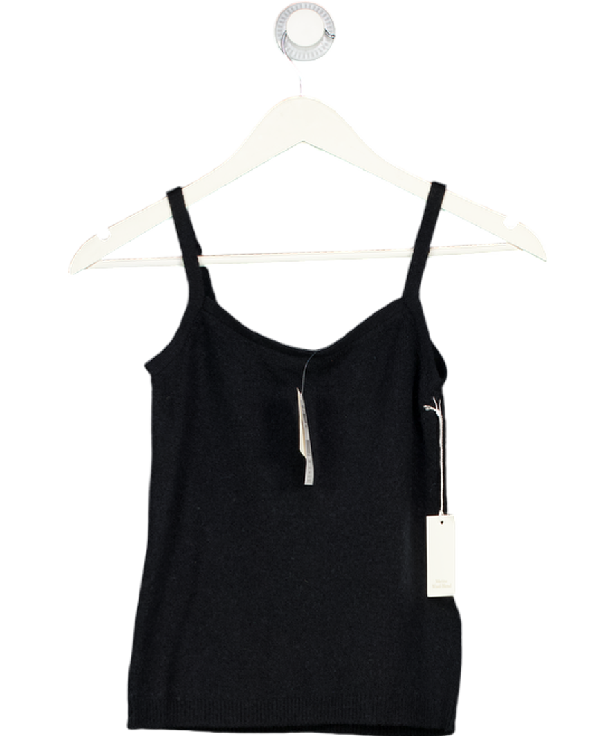 Abercrombie & Fitch Black Super Soft Merino Wool-blend Sweater Tank UK S