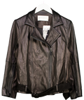 Amanda Wakeley Black Butter Soft Real Leather Jacket UK 8
