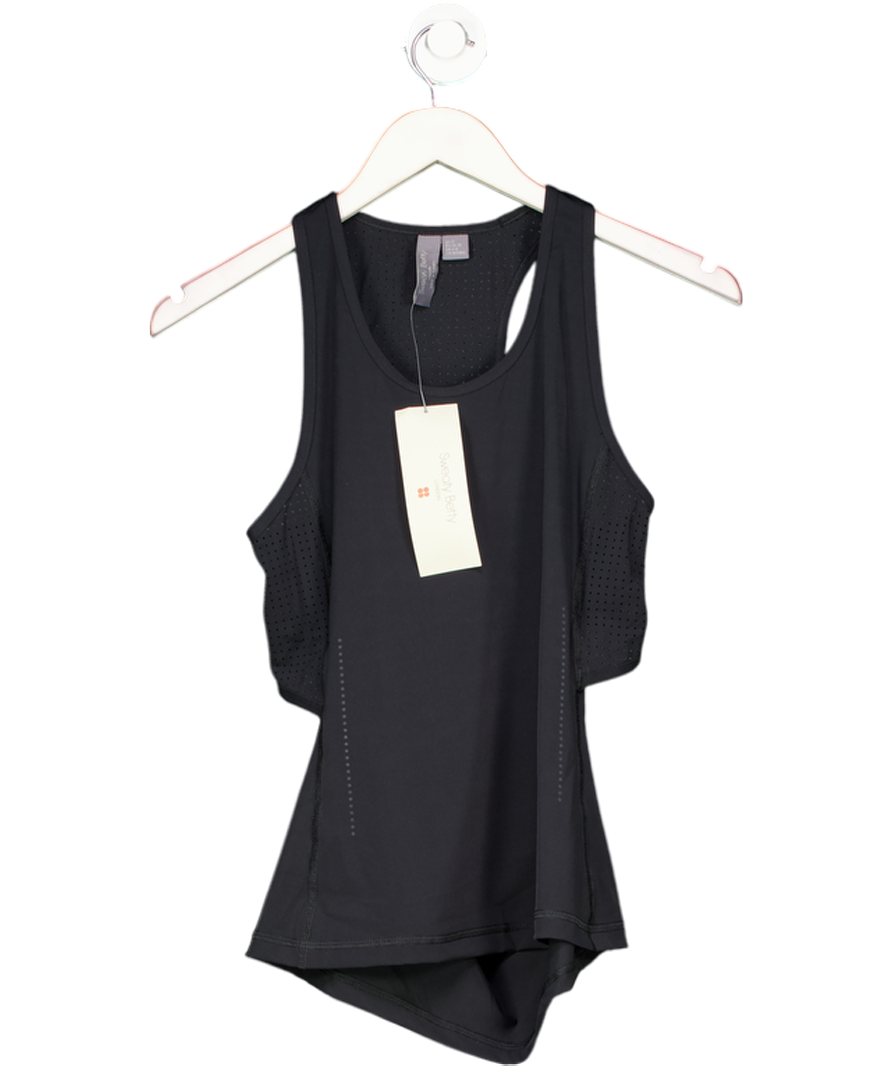 Sweaty Betty Black Zero Gravity Run Tank Top UK S