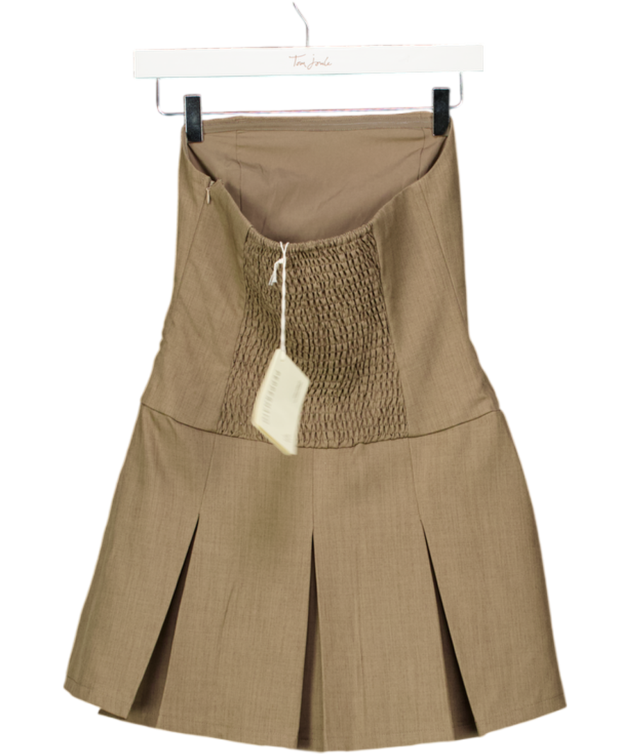 Peppermayo Brown Breaker Mini Dress UK 8