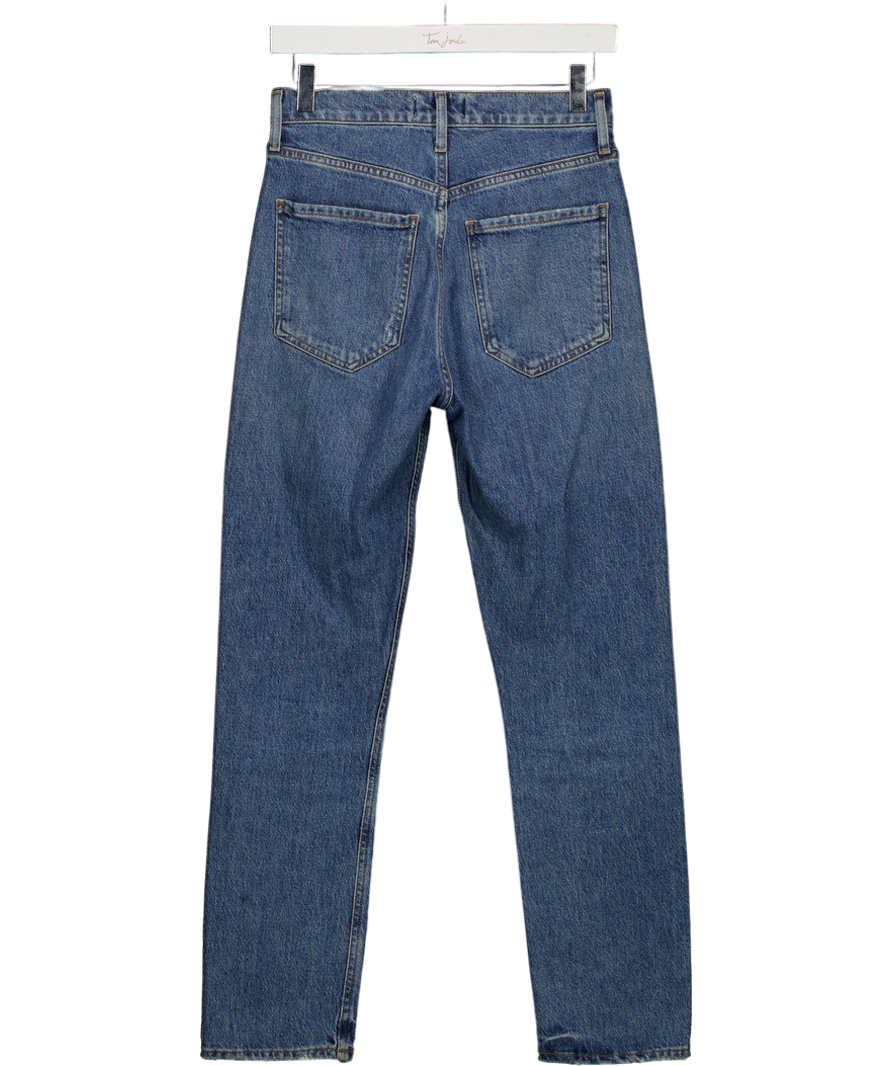 AGOLDE Blue Riley Long Jeans W25