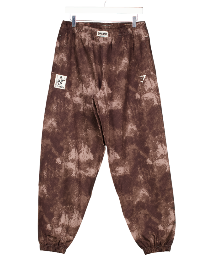 gymshark Brown Straight Leg Pumper Pants UK M