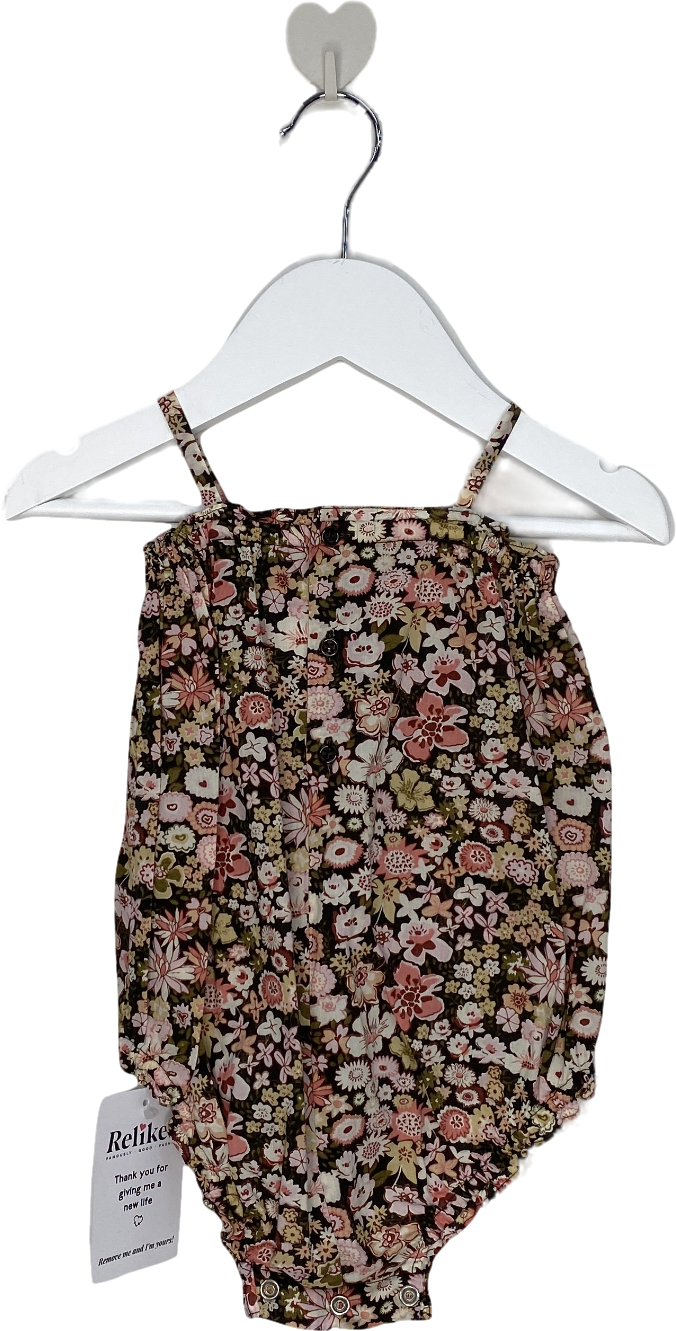 Bonpoint Multicoloured Floral Nefle Romper 3-6 Months