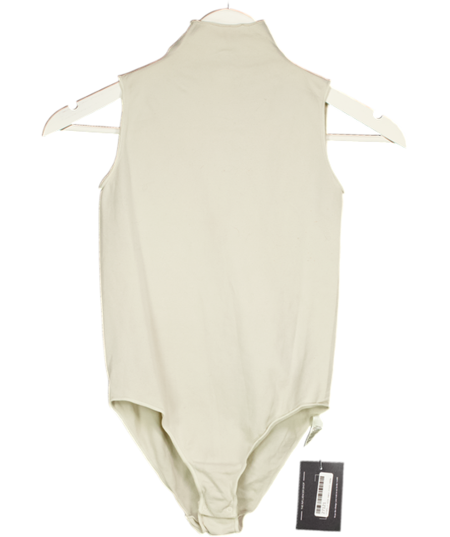 SKIMS Beige High Neck Bodysuit UK S/M