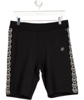 PHILIPPE PLEIN Black Junior Logo-plaque Shorts 16 Years