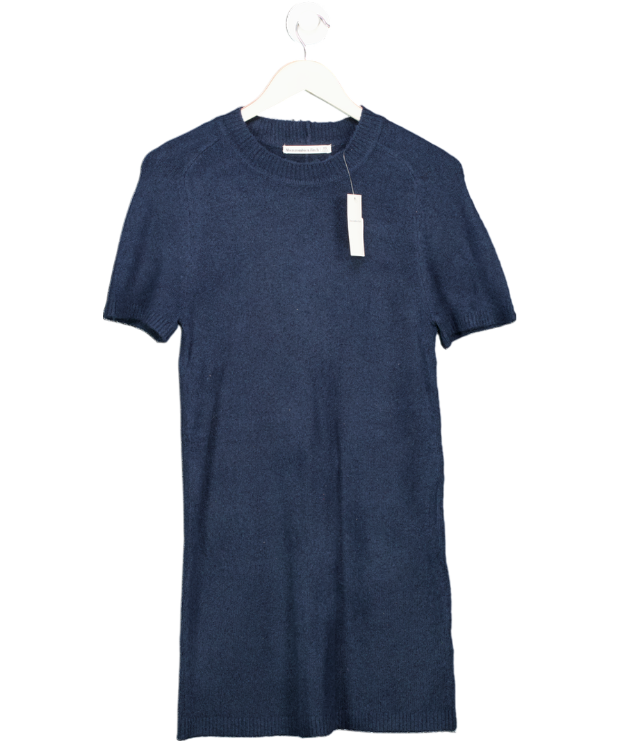 Abercrombie & Fitch Blue The A&f Madeline Mini Sweater Dress UK XS