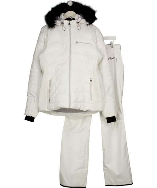 DARE2B 2-piece White Ski Jacket And Trousers Set UK 14