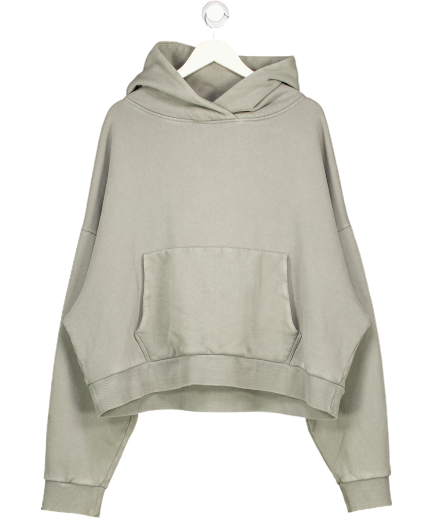 ENTIRE STUDIOS Grey Green Heavyweight Hoodie UK M