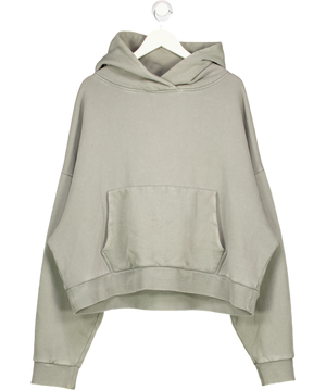 ENTIRE STUDIOS Grey Green Heavyweight Hoodie UK M