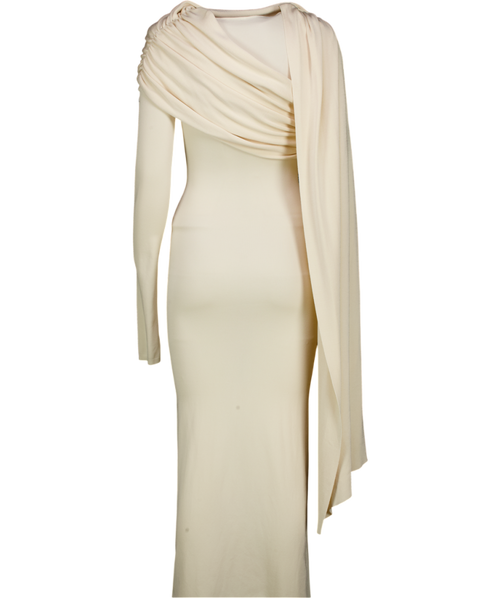 ARAKII Cream Harmony Maxi Dress UK XS