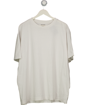 Weekday White Oversized T-shirt UK L