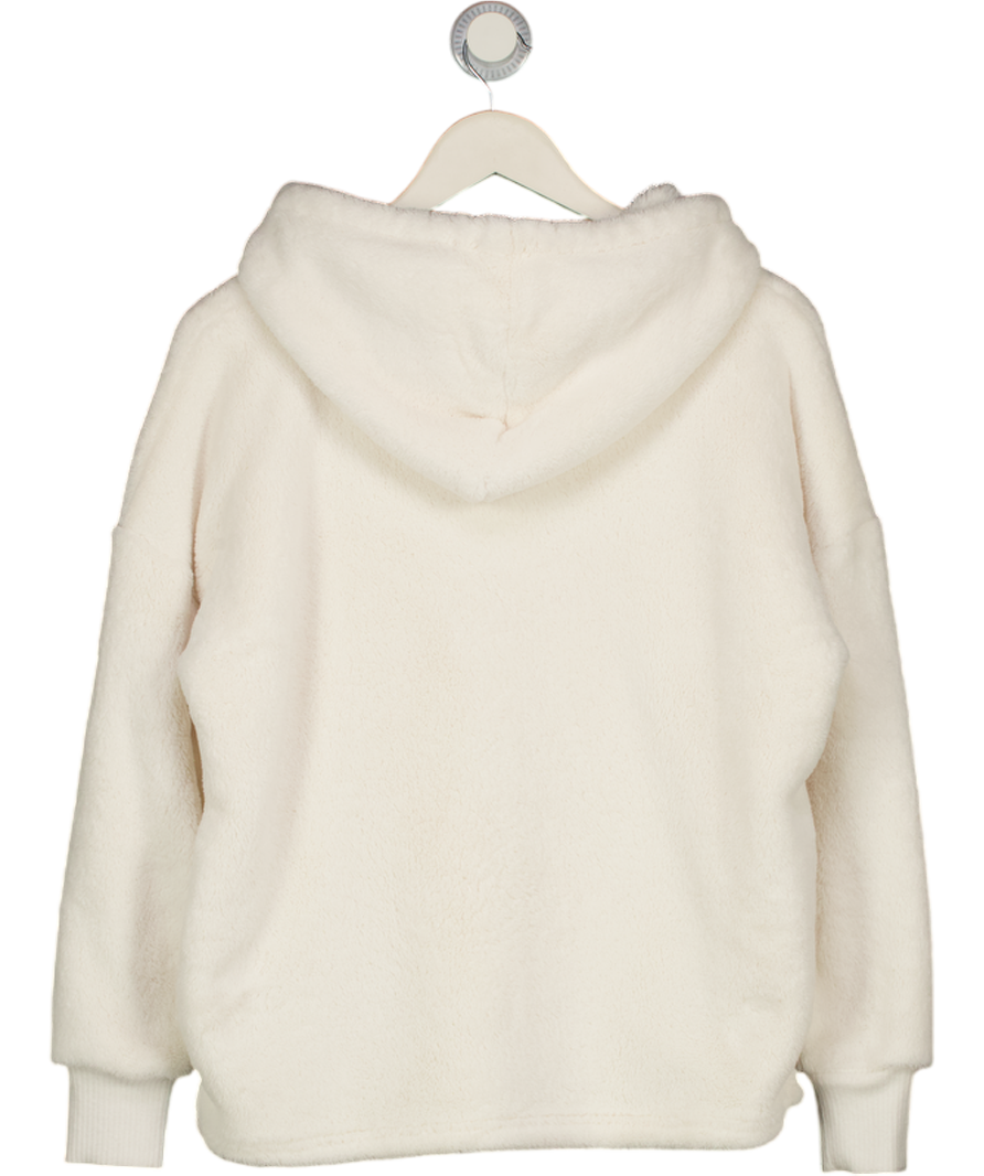 duvet days White Fluffy Hoodie UK M