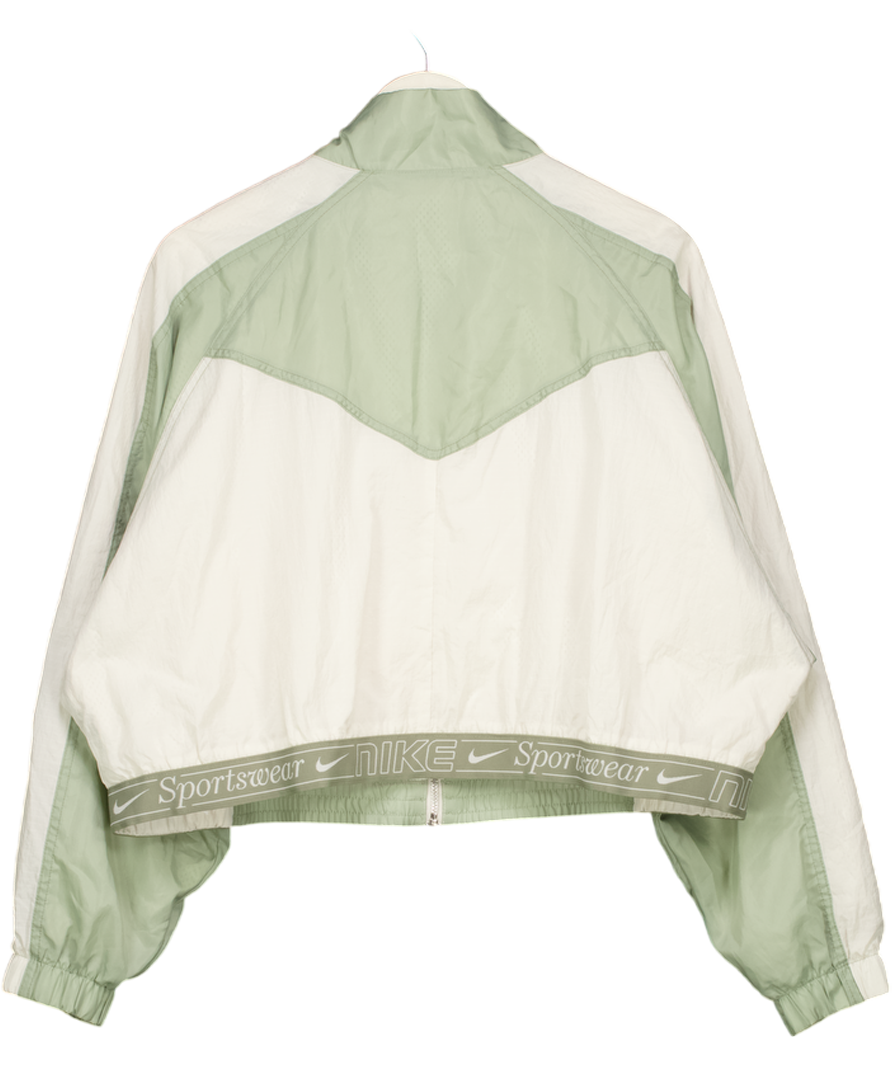 NIKE Green Sportswear Womens Woven Jacket UK XL