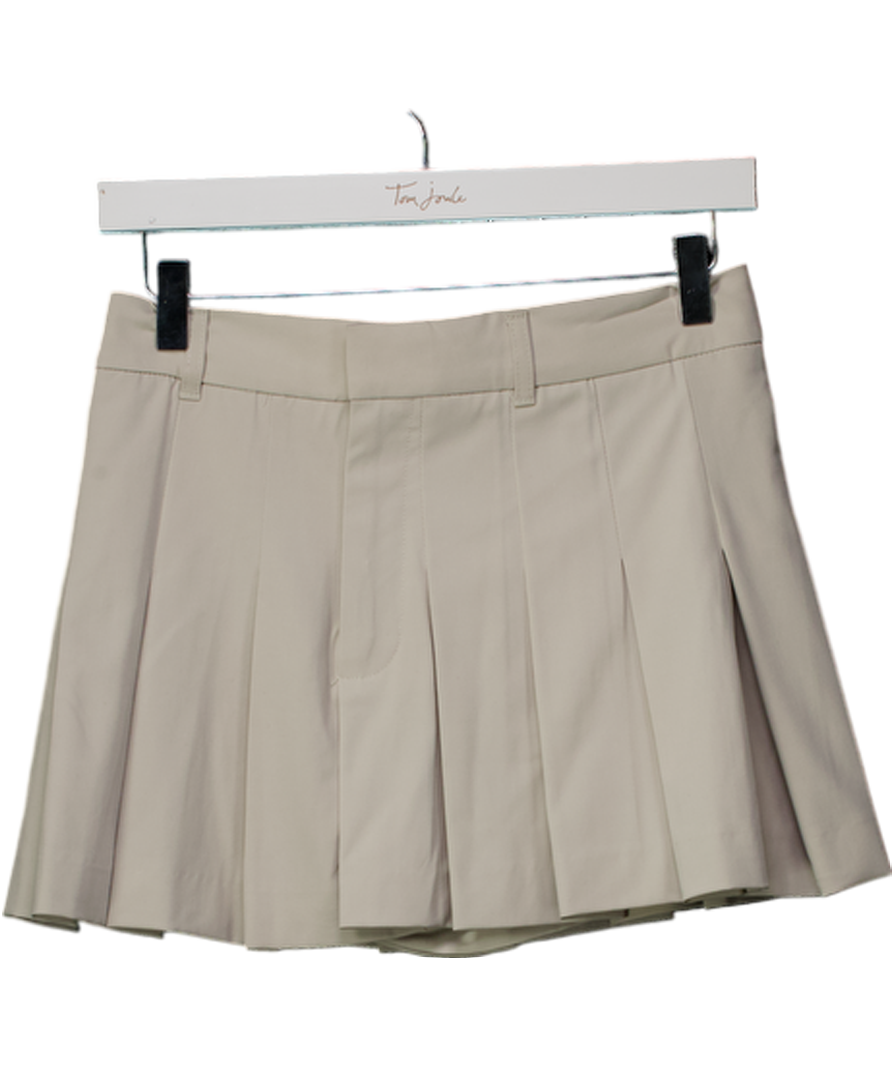 ZARA Cream Pleated Skort UK XS