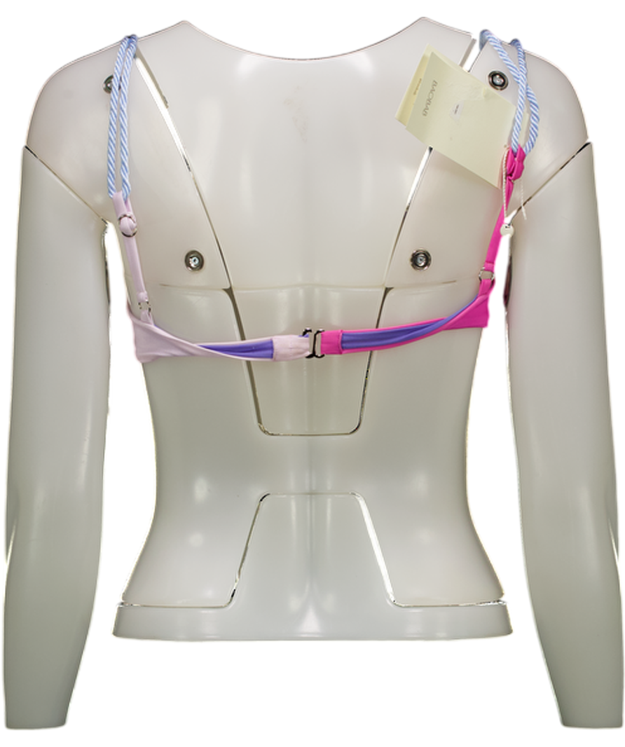 BAOBAB Pink Lula Ruched Bikini Top UK XS