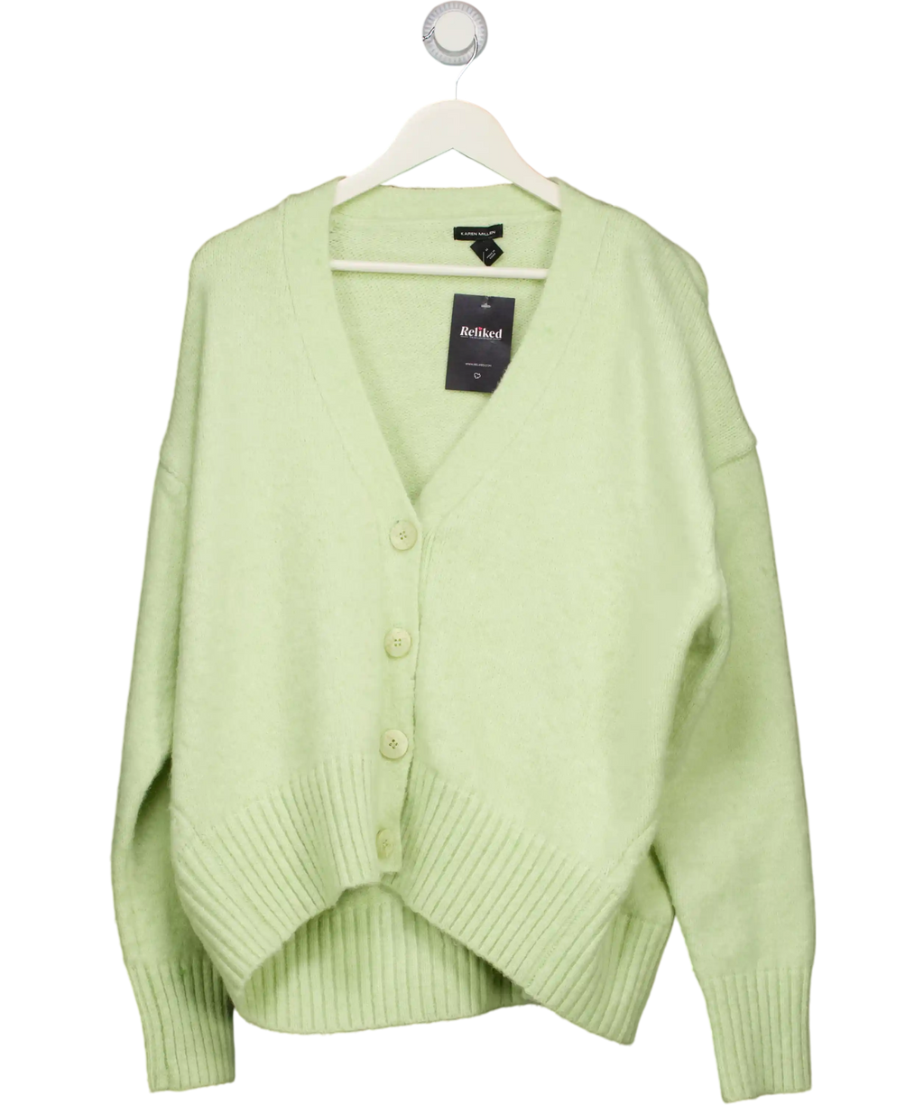 Karen Millen Mint Green V-neck Cardigan UK M