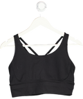 T/ALA Black Kinluxe Crossback Sports Bra UK XL