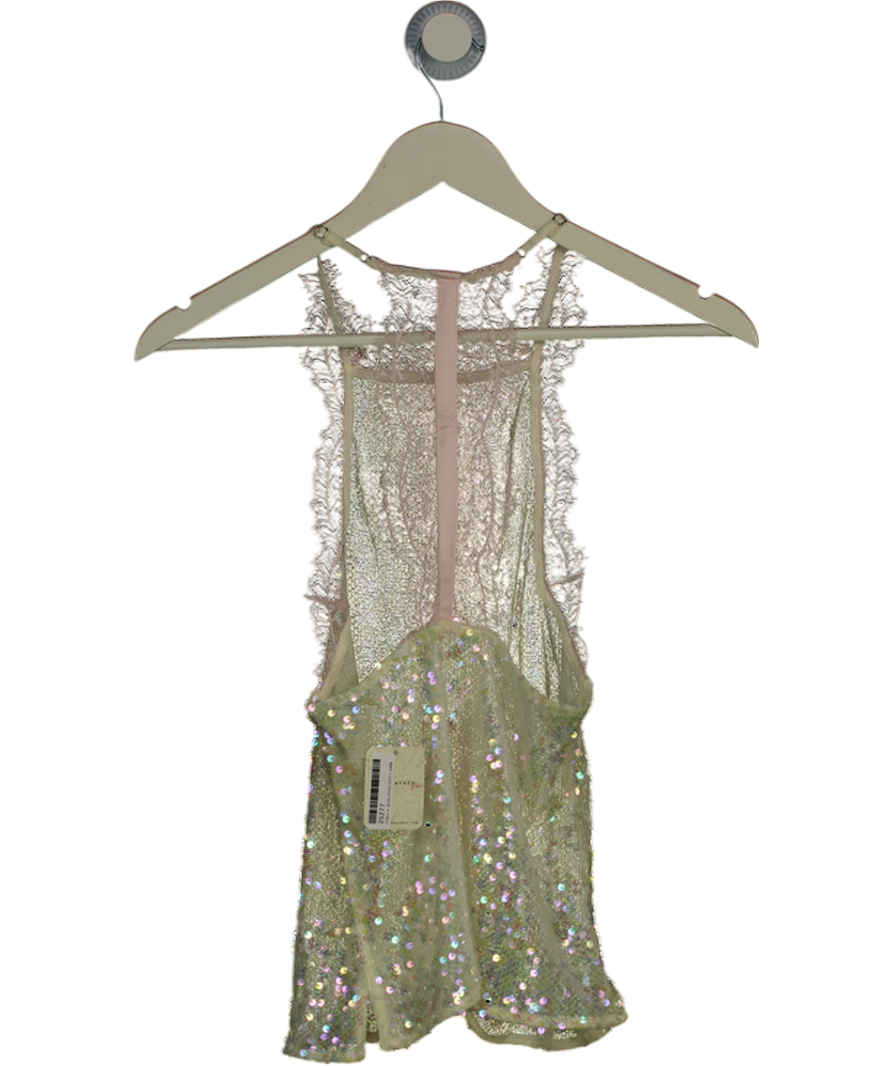 Free People Cream Take Me Away Cami UK S